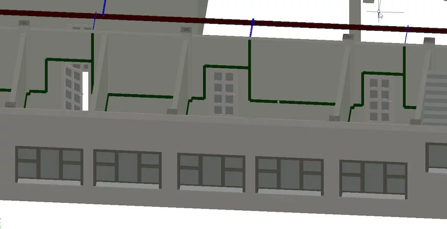 Рис. 10. Фрагмент 3D-вида плана этажа